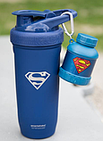 Таблетниця SmartShake Whey2Go Funnel DC Superman 110 мл, фото 6