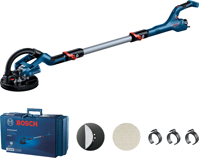Шліфувальна машина для стін та стелі (жираф) Bosch GTR 550 : 550 Вт, 225 мм (06017D4020)