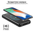 Qi УМБ Promate AuraVolt-10+ 10000 mAh Black (Уцінка) (ch_auravolt-10+.black), фото 5