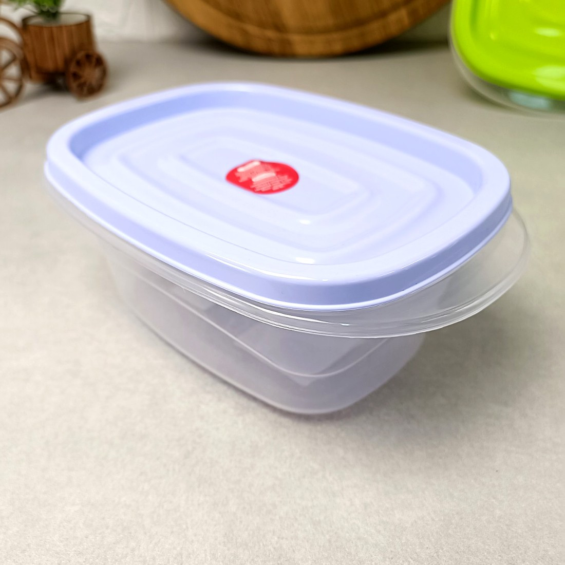 Пластиковий контейнер прямокутний 0.7л Омега КЗХП Алеана