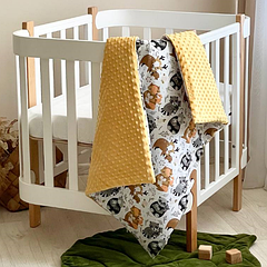 Плед-конверт з ковдрою Звірі з малюками