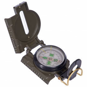 Військовий компас рідинний у закритому корпусі, артилерійський компас SP-Sport DC45-2 оливковий