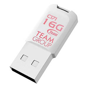 USB 2.0 флеш накопичувач 16GB Team C171 (TC17116GW01) білий новий