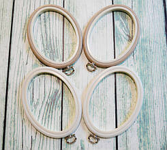 П'яльця рамка овальні каучукові Nurge, 115х150мм