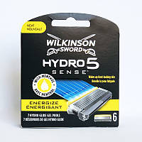Картриджи для бритья Wilkinson Sword (Schick) Hydro 5 Sense Energize (6 шт.) 01144