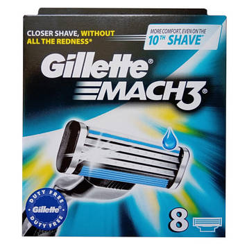 Змінні касети Gillette Mach3 Original (8 шт) 01468