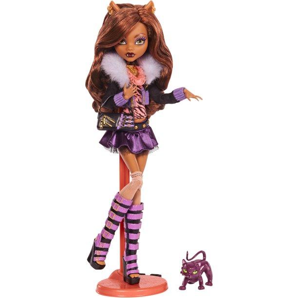 Лялька Монстер Хай Клодін Вульф базова з вихованцем Monster High Clawdeen Wolf Reproduction Doll