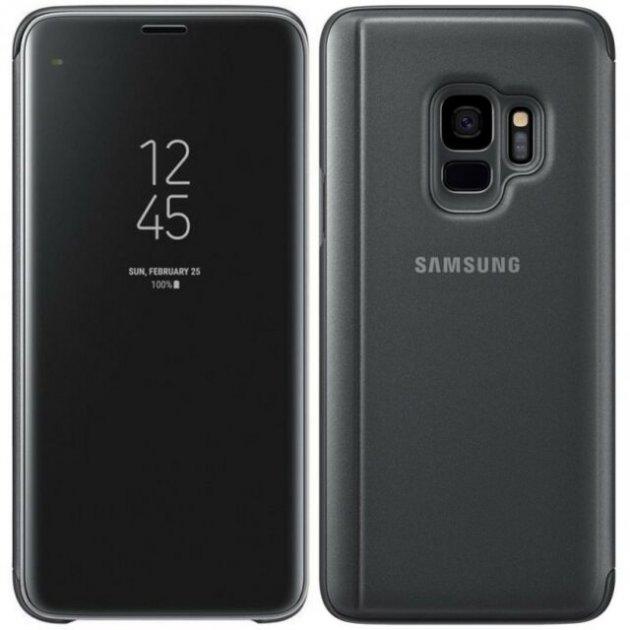 Оригінальний чохол Clear View Cover Black для Samsung Galaxy S9 SM-G960, фото 1