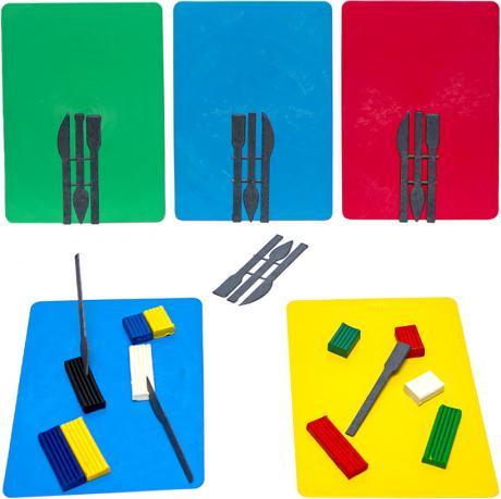 Від 10 шт. Доска для пластилина большая А4 250*180мм купити дешево оптом в інтернет-магазині