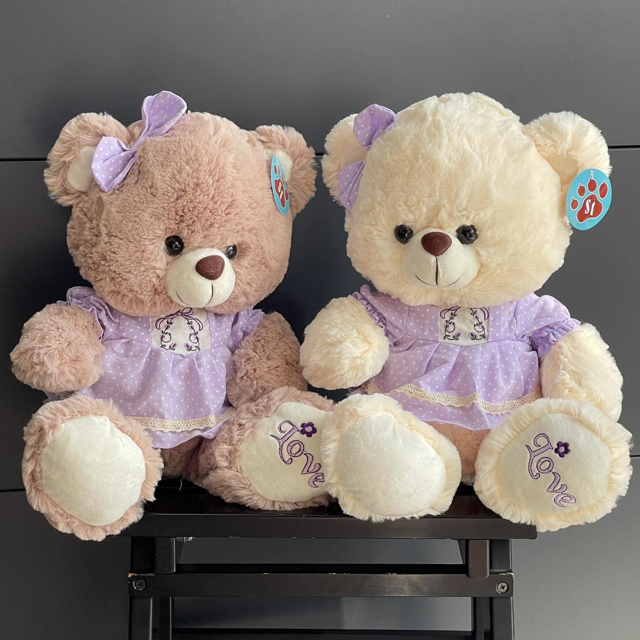 Іграшка мяка "Ведмедик в платті", мікс, Мягкая игрушка "Мишка в платье" 4323/33 ТМ "Масяня", фото 1