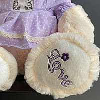 Іграшка мяка "Ведмедик в платті", мікс, Мягкая игрушка "Мишка в платье" 4323/33 ТМ "Масяня", фото 3