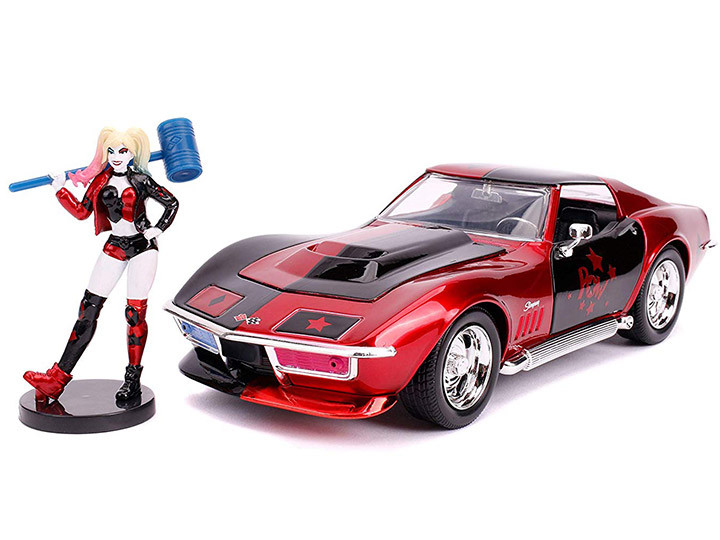 Гарлі Квін і Шевроле Корвет Jada Chevy Corvette Stingray with Harley Quinn