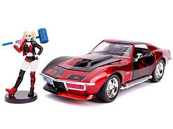 Гарлі Квін і Шевроле Корвет Jada Chevy Corvette Stingray with Harley Quinn