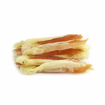 Ласощі  для собак,кролячі вушка з куркою "Селянські Смаколики" 500г