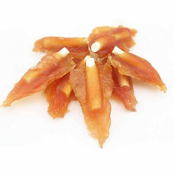 Ласощі для собак,курячі шашлички,ніжні "Селянські Смаколики" 500г