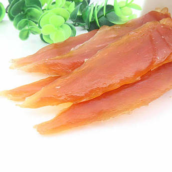 Ласощі для собак,курячі стріпси м'які,  "Селянські Смаколики" 500г