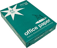 Папір офісний A4 "White Star Pro (Papir Ltd)" 80г/м2 C (500арк)(5)(200)