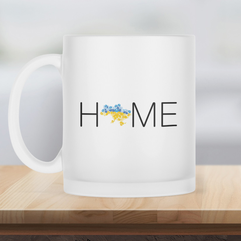 Чашка матова прозора 330 мл Home.