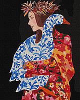 Картини по номерах акрил. "Під синім крилом" 40х50см №KHO4928/Ідейка/