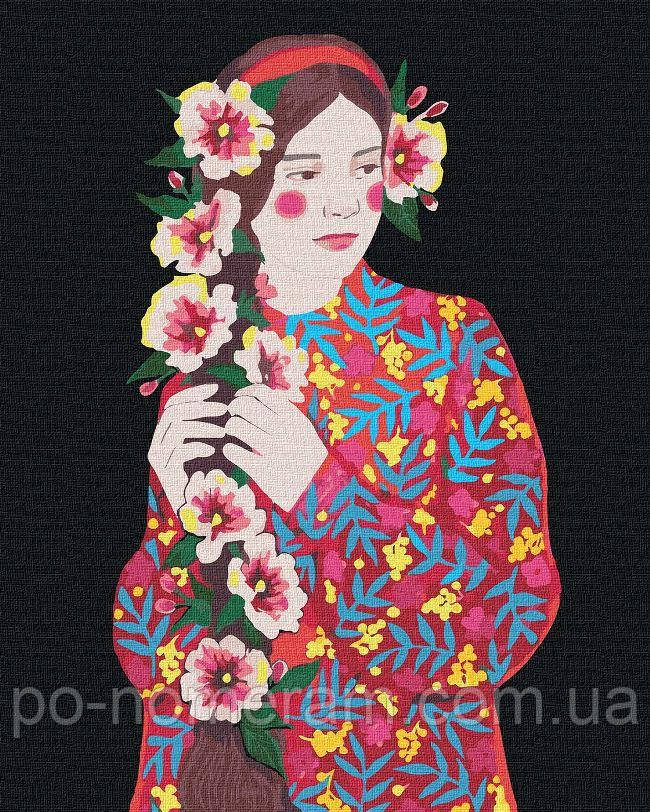Розмальовка по номерах Ідейка Квітуча (KH4924) 40 х 50 см