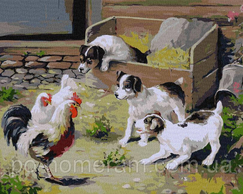 Акційна Картина за номерами Ідейка Зустріч (KHO4342) 40 х 50 см, фото 1