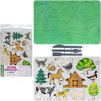 Від 10 шт. Сортер+дошка для пластиліну "Тваринки" купити дешево оптом в інтернет-магазині