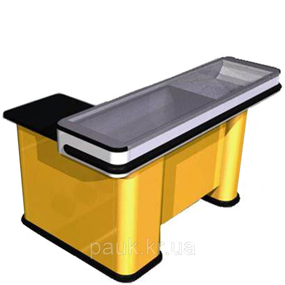 Касовий бокс Mini 1240, бокс з накопичувачем без транспортера, робоче місце касира, фото 1