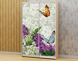 Наклейка на шафу-купе 220 х 60 см на 2 двері Весна (БП_а_fl11864), фото 2