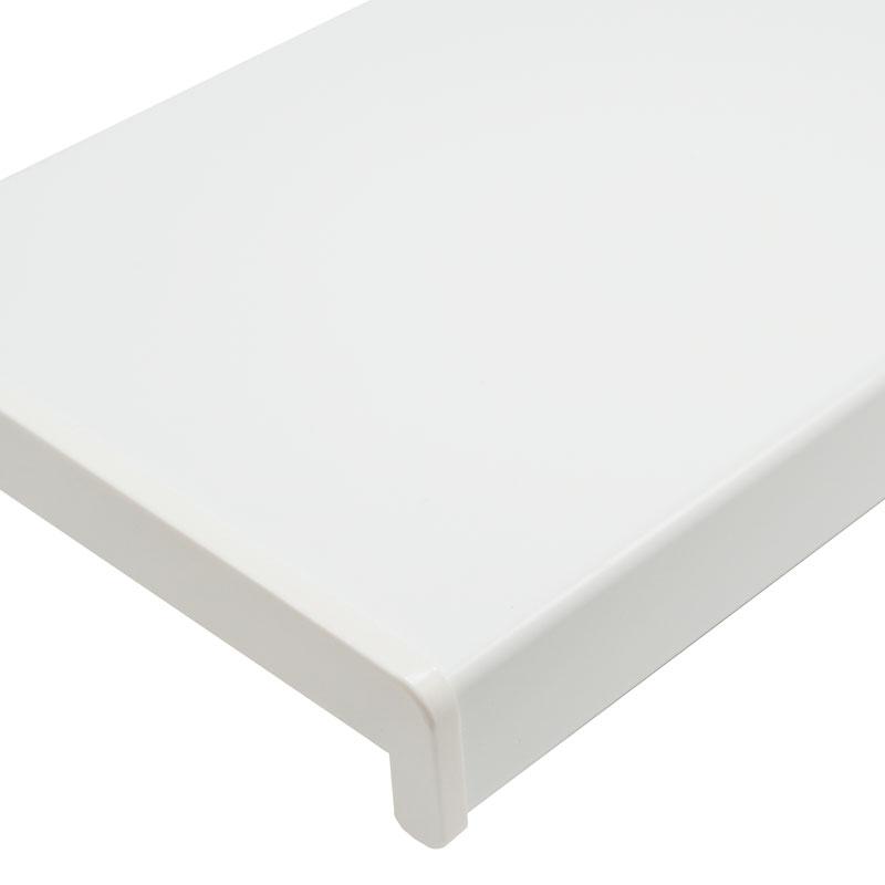 Підоконник пвх Rif (риф) білий матовий гладкий 450, фото 1