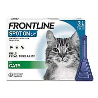 Краплі Frontline Spot-On for Cat — краплі від бліх і кліщів для котів (1 піпетка)