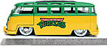 Черепашки Ніндзя Леонардо та автобус Фольксваген 1962 Jada TMNT Leonardo and 1962 Volkswagen Bus, фото 6