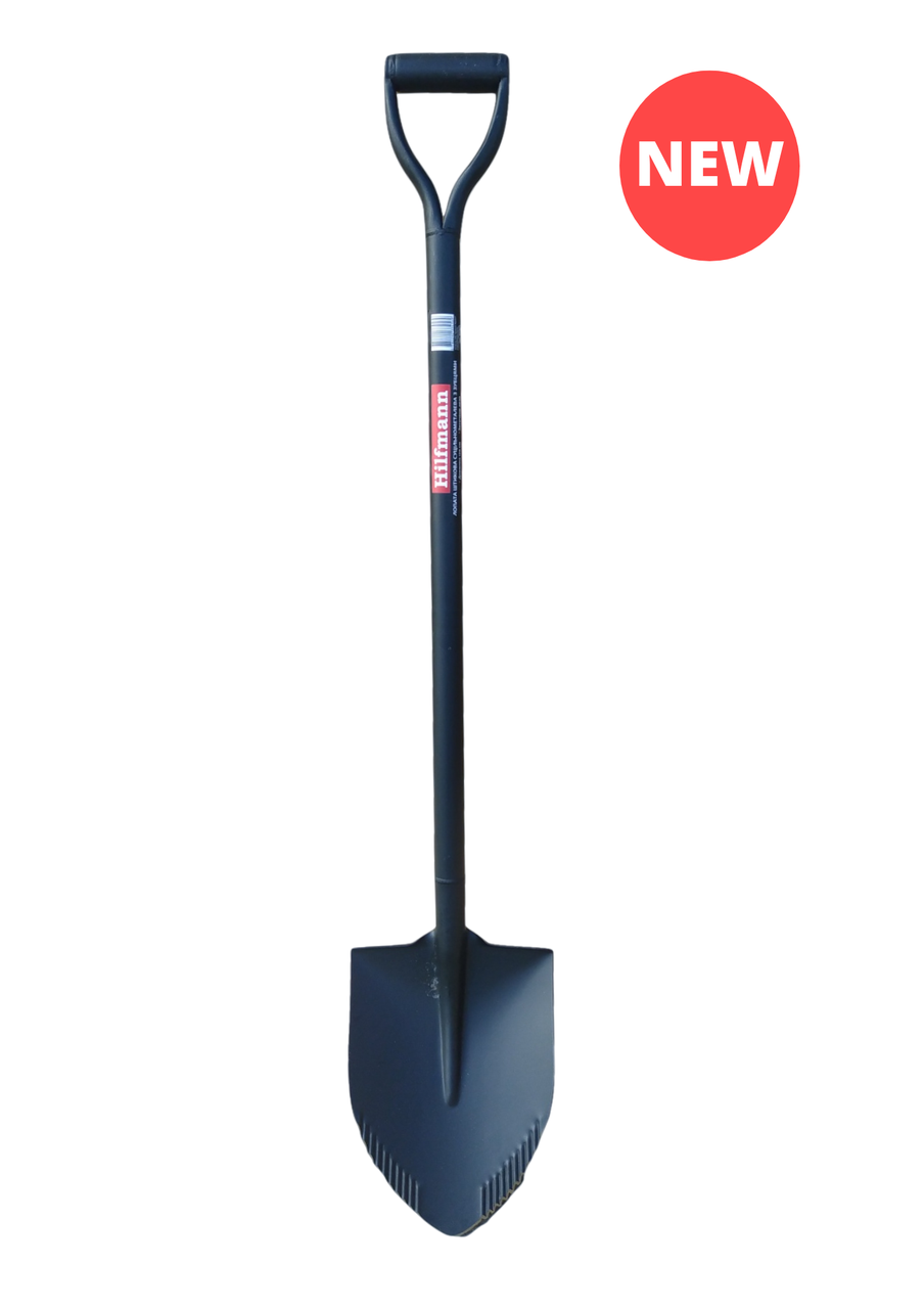 Лопата штикова зубчаста HILFMANN суцільнометалева 120 см (H-1545), фото 1