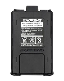 Акумуляторна батарея для рації Baofeng UV-5R 1800 mAh (BL-5), Black