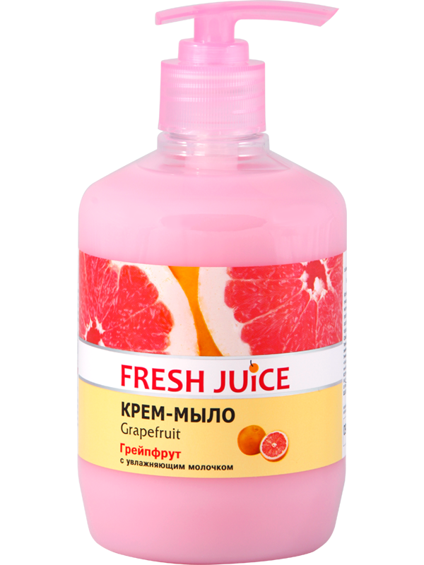 Рідке крем-мило зі зволожувальним молочком Grapefruit (грейпфрут) 460 мл Fresh Juice