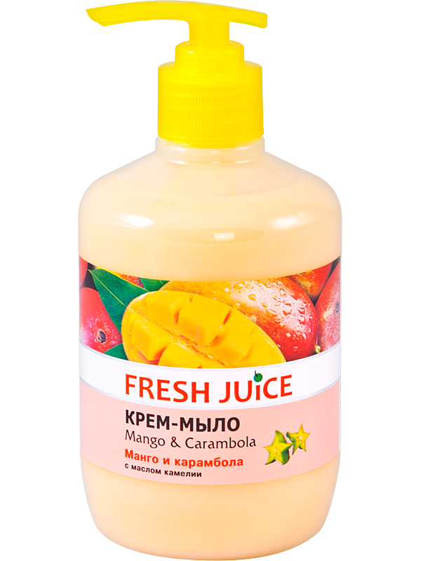 Рідке крем-мило Mango&Carambola 460 мл Fresh Juice