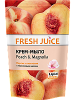 Жидкое крем-мыло дой-пак Peach & Magnolia 460мл Fresh Juice