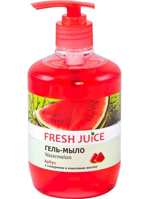 Рідке крем-мило з гліцерином Watermelon (арбуз) 460 мл Fresh Juice