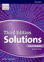Учебник Solutions Third Edition Intermediate Student's Book или Workbook