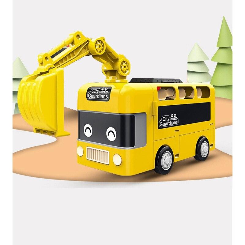 Музичний автобус (світло, звук, функціональні кнопки, ковш, що знімається, в коробці) 265-2, фото 1