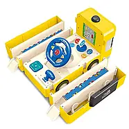 Музичний автобус (світло, звук, функціональні кнопки, ковш, що знімається, в коробці) 265-2, фото 3