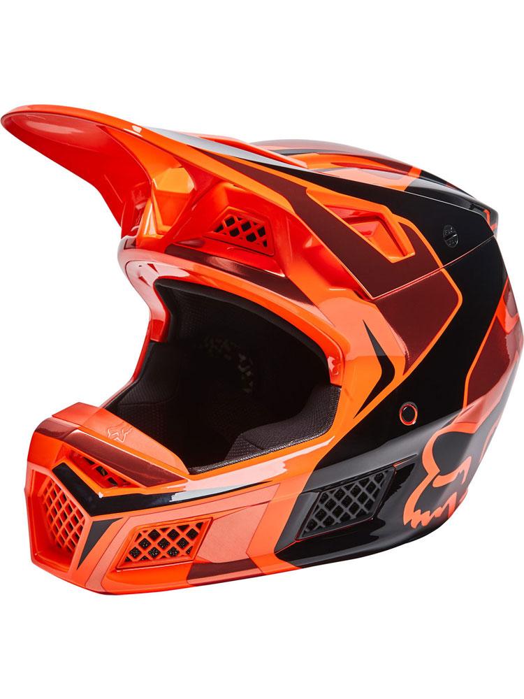 Мотошолом Fox V3 RS Mirer Orange/Fluo