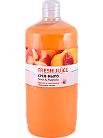 Жидкое крем-мыло Peach & Magnolia 1000мл Fresh Juice