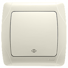 Вмикач VIKO вн Carmen 1-ий реверсивний крем