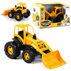 Дитяча машинка Трактор "Pilsan" (рухомий ківш, у коробці) 06-211