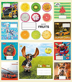 Набір Зошит 18 аркушів 20 штук клітинка 292212-26