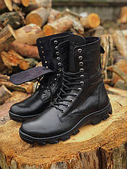 Берці чоловічі полегшені літні чорні тактичні армійські піксель,берці військові шкіряні венторг