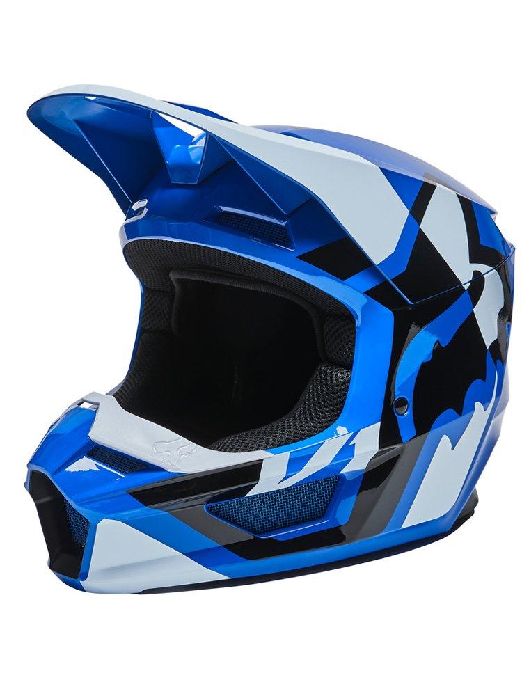 Мотошлем Fox V1 Lux Blue p.L