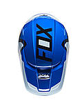 Мотошлем Fox V1 Lux Blue p.L, фото 3