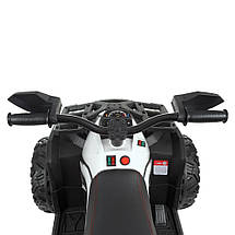 Дитячий електромобіль квадроцикл M 4795EBLR-1 45W музика TF/MP3/USB Білий, фото 4