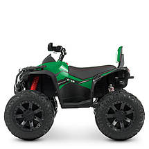 Дитячий електромобіль квадроцикл M 4795EBLR-5 45W музика TF/MP3/USB Зелений, фото 5